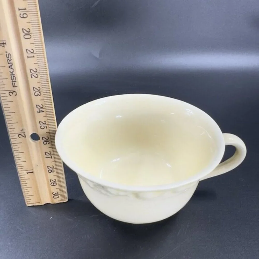 Antique Adams Titian Ware Royal Ivory Della‎ Robbia Teacup Saucer Set Porcelain